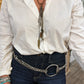 Chain Tassel Necklace on Ball Chain- Amy Kaplan for Bourbon Cowgirl