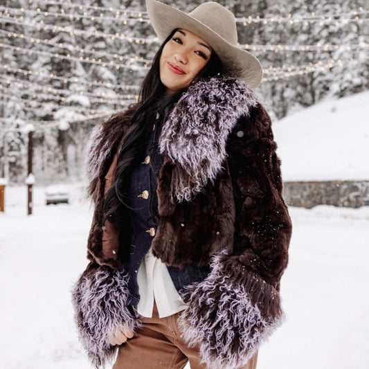 Morris Kaye & Sons Chocolate Rabbit & Lamb Jacket - Cher