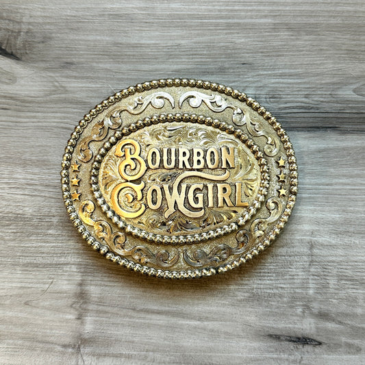 Bourbon Cowgirl Silver Buckle by Molly's Silver