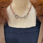 Silver and Leather Horse Bit Necklace by Amy Kaplan