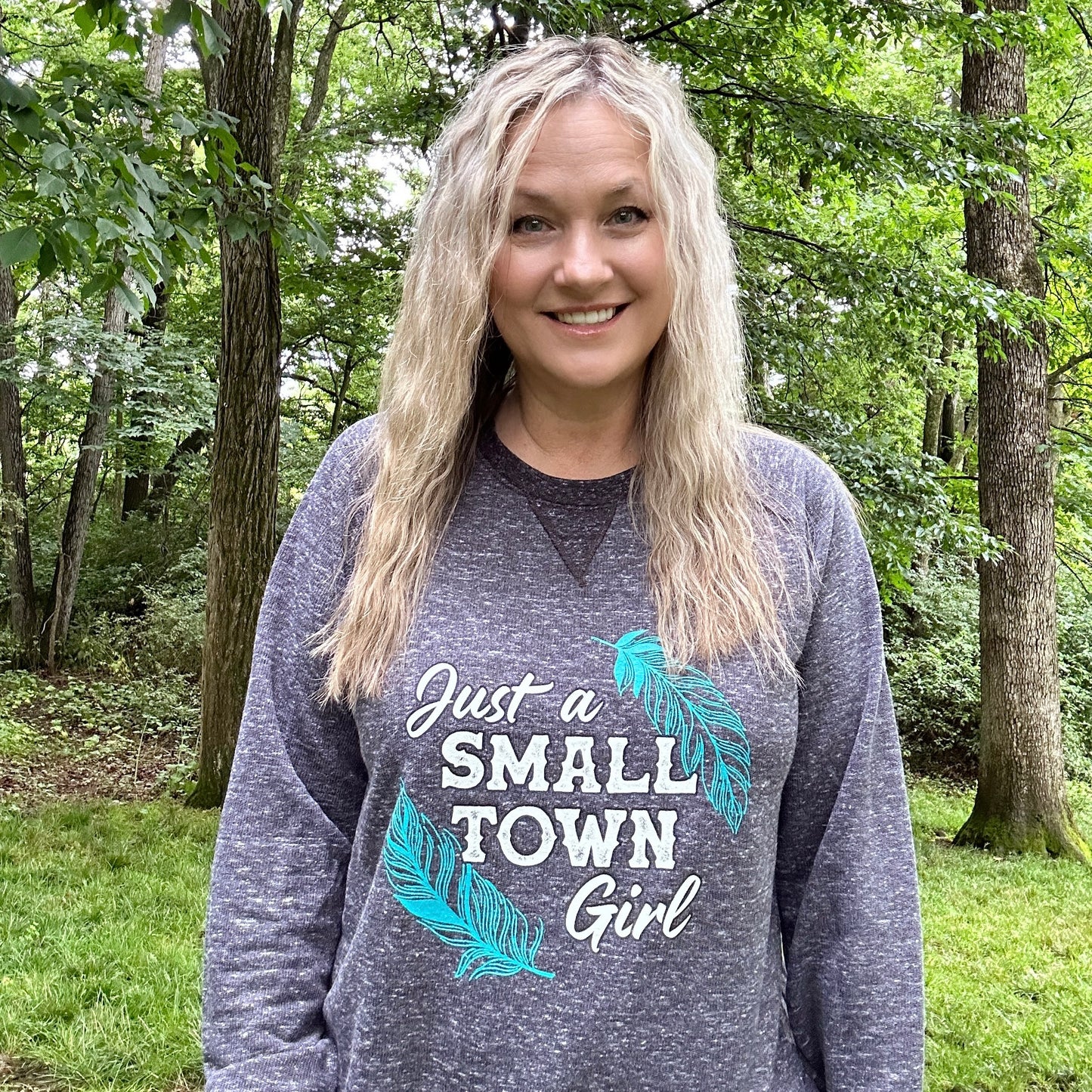 Just a Small Town Girl Graphic Sweatshirt