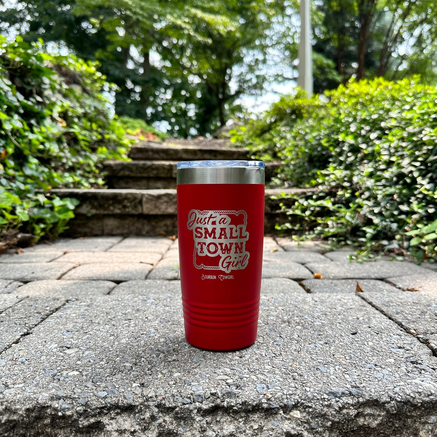 Just a Small Town Girl Travel Coffee Tumbler