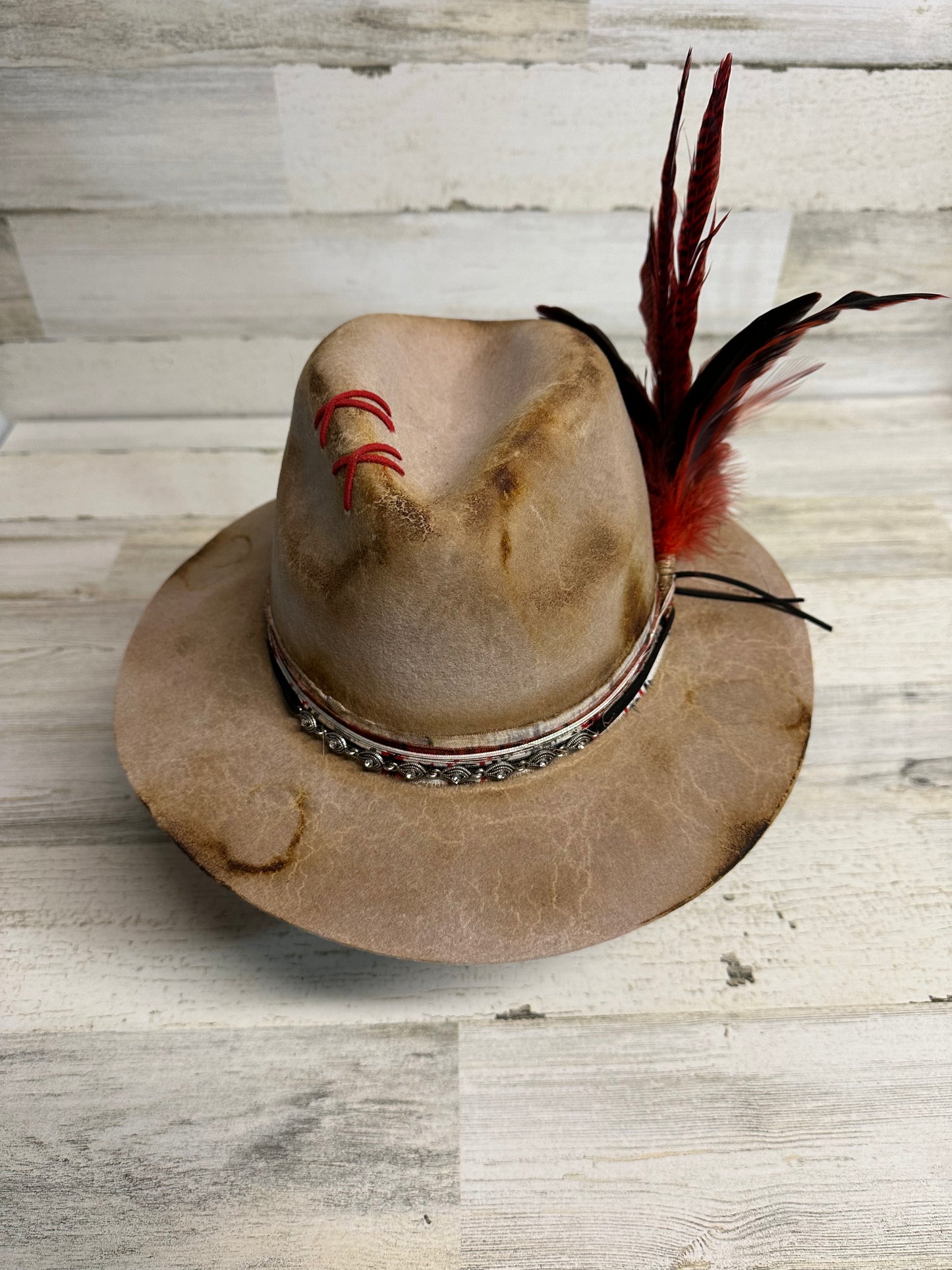 Southern & Slow Tan Custom Cowgirl Hat  by Calamity Anne