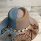 I'm a Handful Blue Custom Cowgirl Hat by Calamity Anne