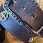 Phoebe Leather Belt with Star Conchos in Brown - Bourbon Cowgirl Exclusive