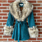 Arna Jacket Coat in Teal by Tasha Polizzi