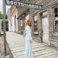 Dahlia Dress in Hazy Blue by Folk Saint