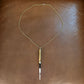 Yellowstone Beth Dutton Porcupine Quill in Brass Necklace