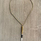 Yellowstone Beth Dutton Quill in Brass Necklace