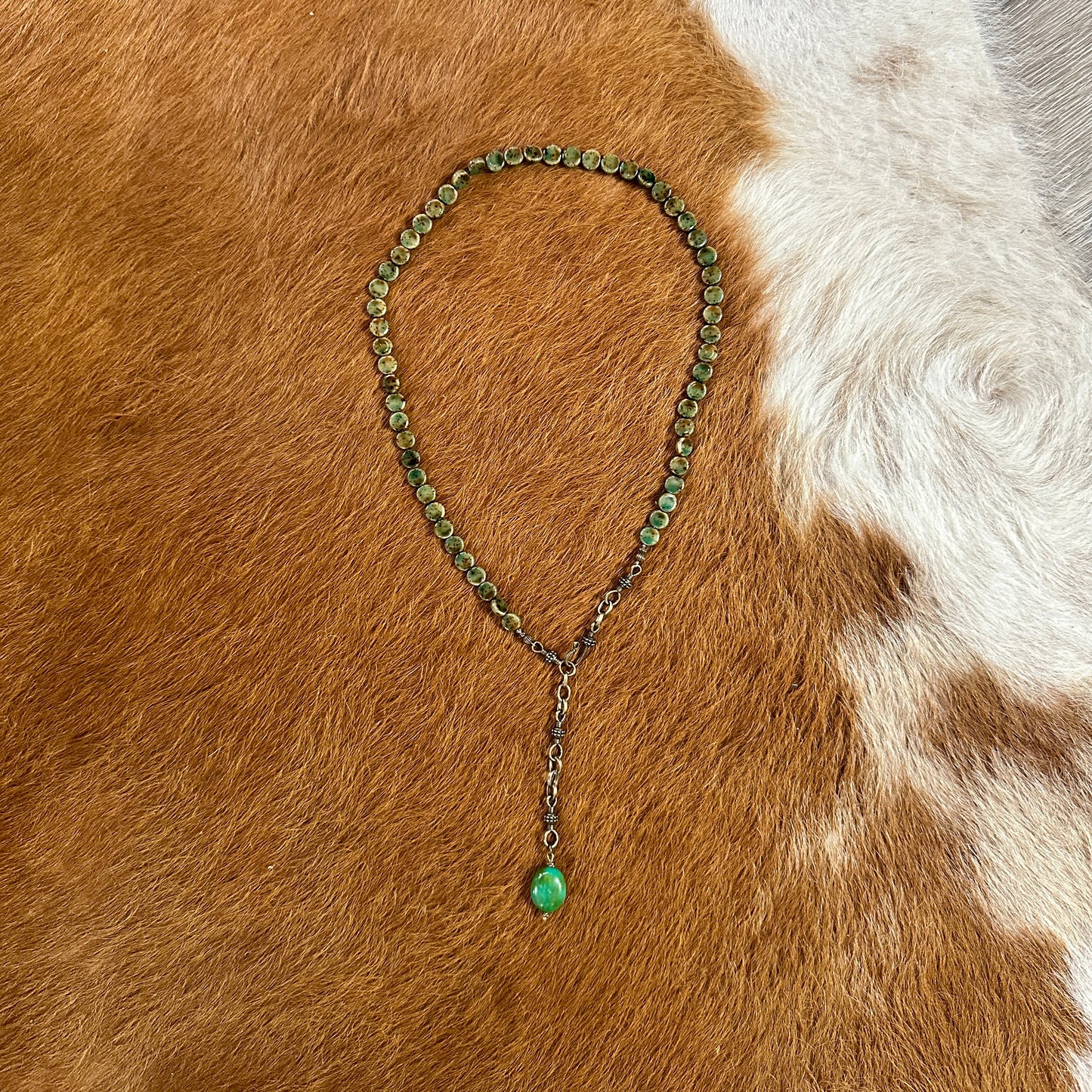 Picasso with Turquoise Drop Necklace- Amy Kaplan for Bourbon Cowgirl