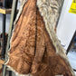 Chateau Throw with Faux Fur in Cinnamon by Tasha Polizzi