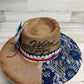 Wild Child Cowgirl Hat Custom Burned - Tan| Bourbon Cowgirl