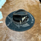 The Gambler Cowgirl Hat Custom Burned - Black | Bourbon Cowgirl