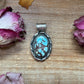 Golden Hills Turquoise Sterling Silver Pendant