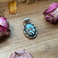 Golden Hills Turquoise Sterling Silver Pendant