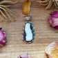 White Buffalo Sterling Silver Pendant