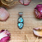 Golden Hills Turquoise Sterling Silver Pendant