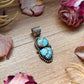 Golden Hills Turquoise Sterling Silver Pendant