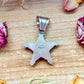 Sterling Silver Star-Shaped Kingman Turquoise Pendant