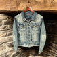 Frayed Edge Stretch Denim Jacket at Bourbon Cowgirl