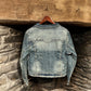 Frayed Edge Stretch Denim Jacket at Bourbon Cowgirl