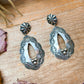 Sterling Silver Teardrop Earrings – Native Made by Rita Lee
