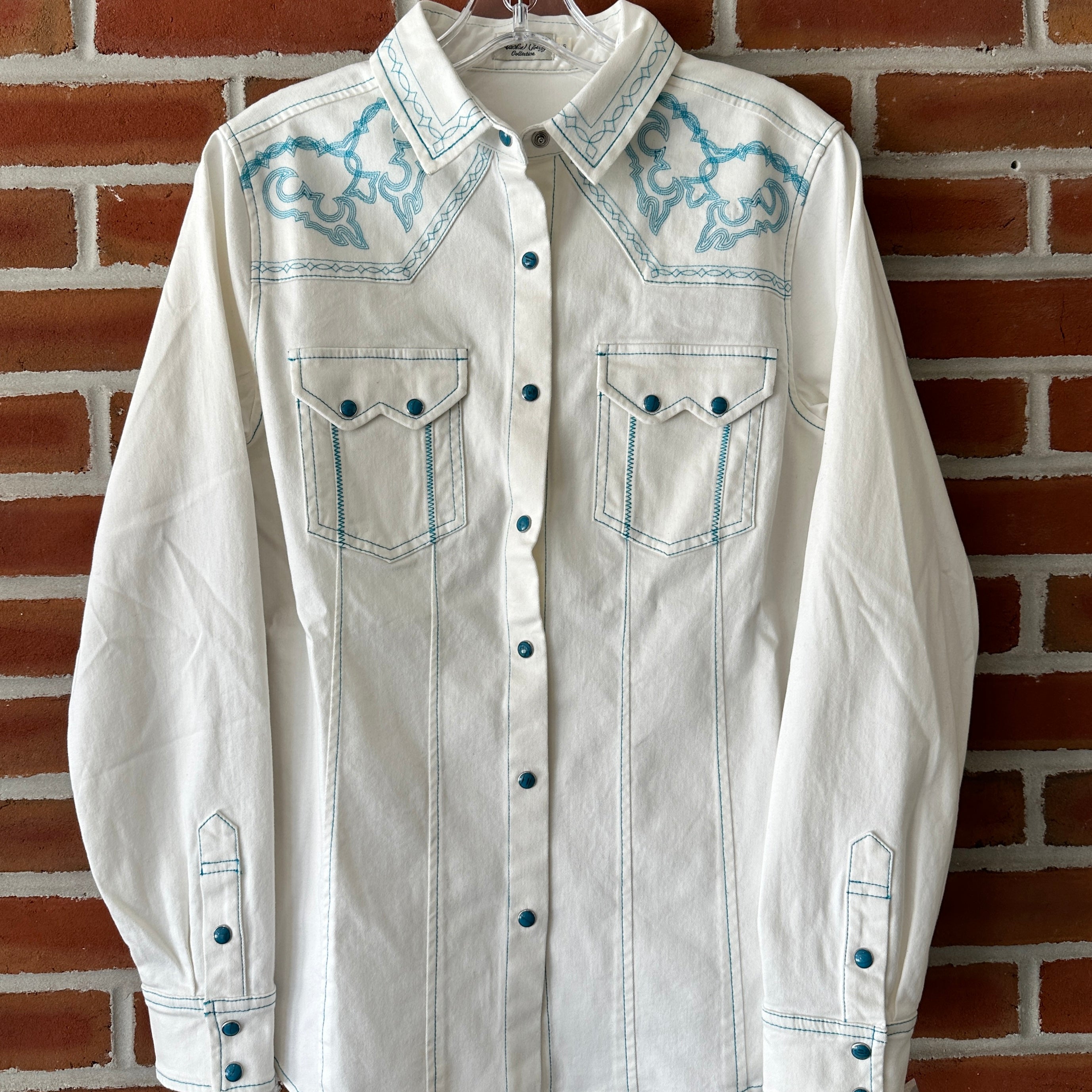 White Tasha Polizzi Rebel Shirt - Classic Western Style