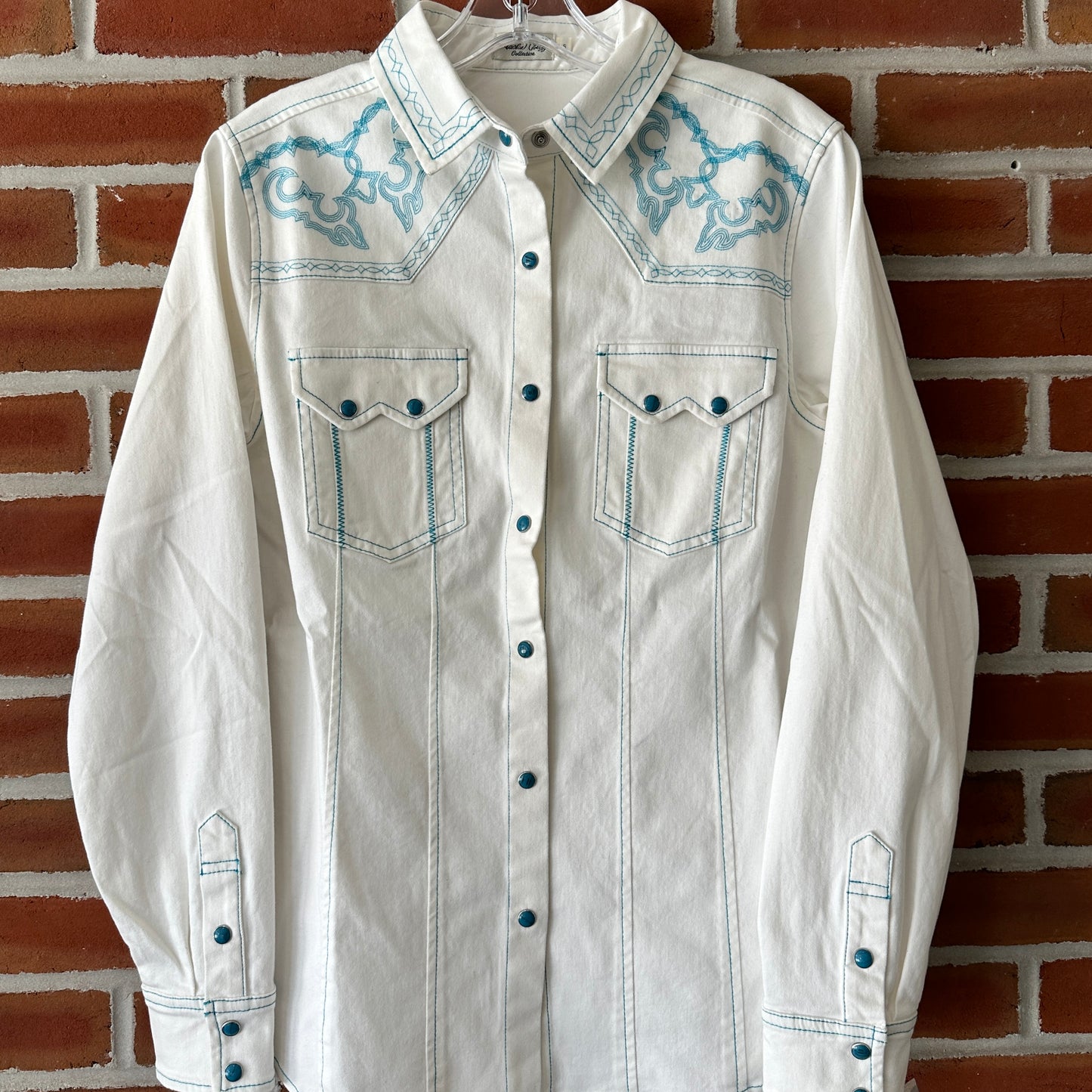 Rebel Shirt in White by Tasha Polizzi