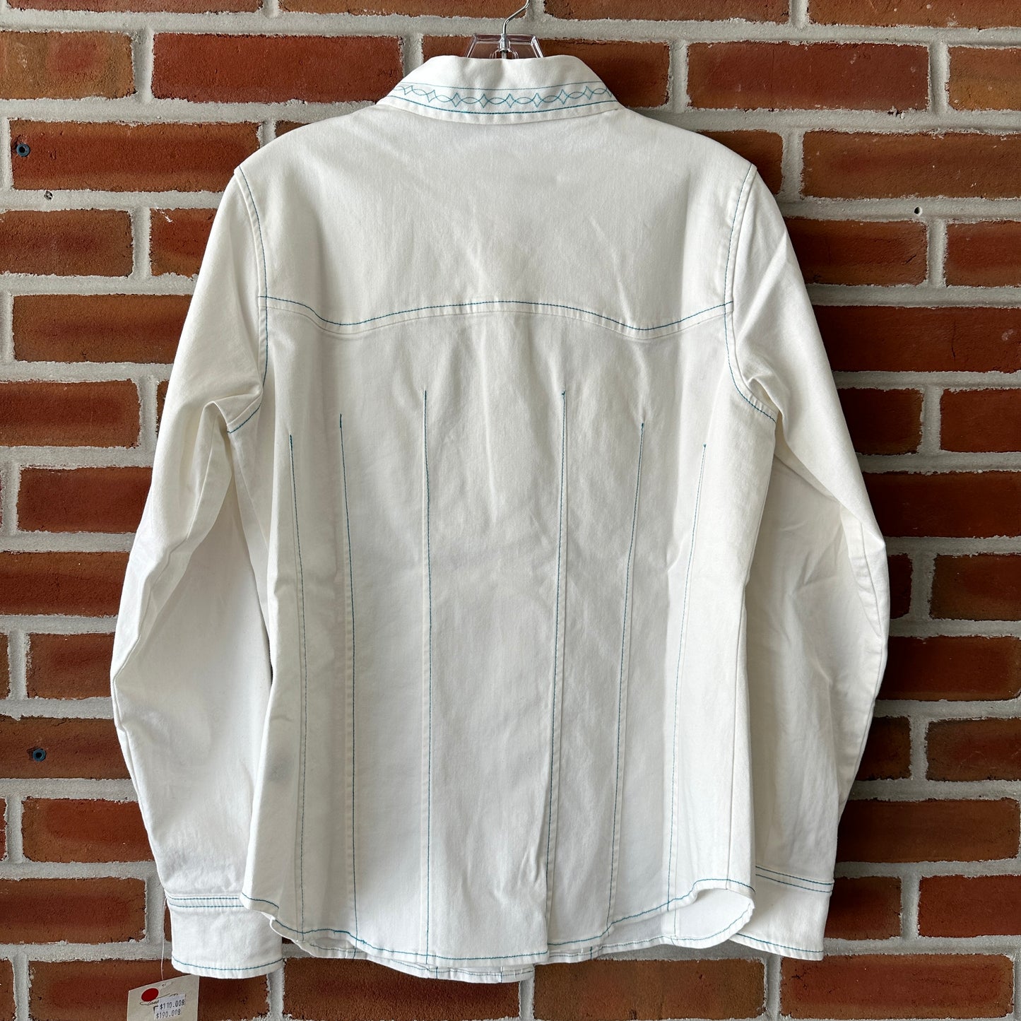 Rebel Shirt in White by Tasha Polizzi