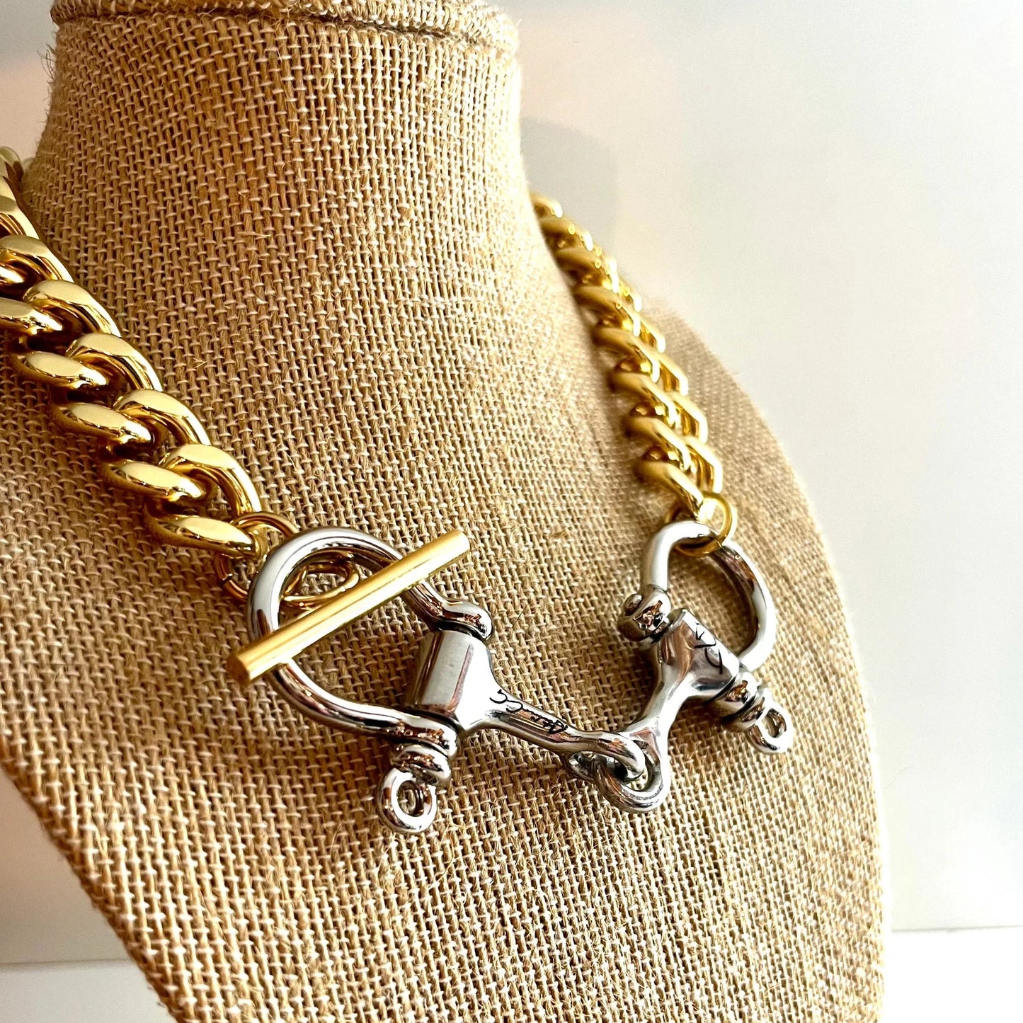 Dorada Bit Necklace Gold by AtelierCG