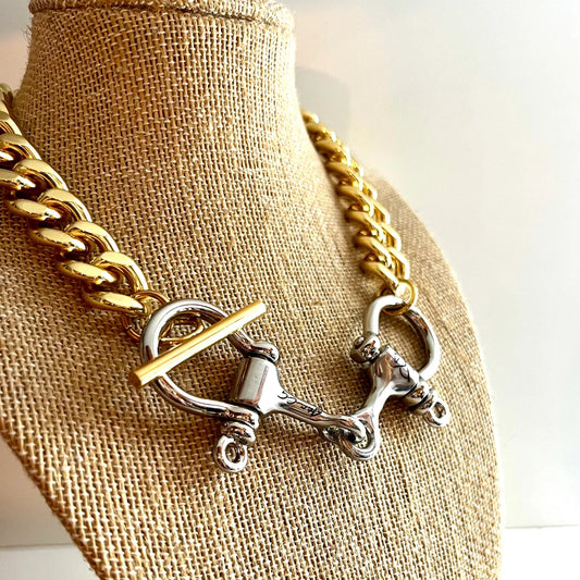Dorada Bit Necklace Gold by AtelierCG