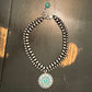 Handmade Turquoise & Navajo Pearl Necklace by Amy Kaplan