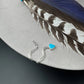 Silver & Turquoise Brim Biter by Hallett Peak - Snake