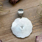 Sterling Silver Kingman Turquoise & Buffalo Nickel Cluster Pendant – Artist Shay Pfeiffer