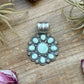 Sterling Silver Paloma Variscite Cluster Pendant – Handmade by Artist Shay Pfeiffer