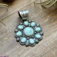 Sterling Silver Paloma Variscite Cluster Pendant – Handmade by Artist Shay Pfeiffer