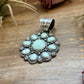 Sterling Silver Paloma Variscite Cluster Pendant – Handmade by Artist Shay Pfeiffer