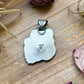 Sterling Silver Autumn Spiny Oyster Buffalo Pendant – Handmade by Artist Shay Pfeiffer