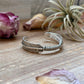 Sterling Silver Hudson Feather Cuff – Fits 5.5” Wrist – Handmade by Artist Jason Ogg