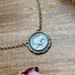 Sterling Silver Buffalo Nickel Necklace – Filed Frame Border – 18” Fixed Chain – Artist Jason Ogg