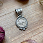 1-4 Sterling Silver Buffalo Nickel Pendant – Rope Border – Artist Jason Ogg