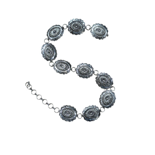 Oval Concho Link Chain Belt- Western Belts for Cowgirls (Copy)