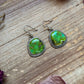 Sterling Silver Sonoran Turquoise Dangle Earrings – Handmade by Artist Jason Ogg