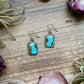 Sterling Silver Mine #8 Turquoise Dangle Earrings – Handmade by Artist Jason Ogg
