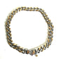 Dash Link Necklace Gold and Silver by AtelierCG