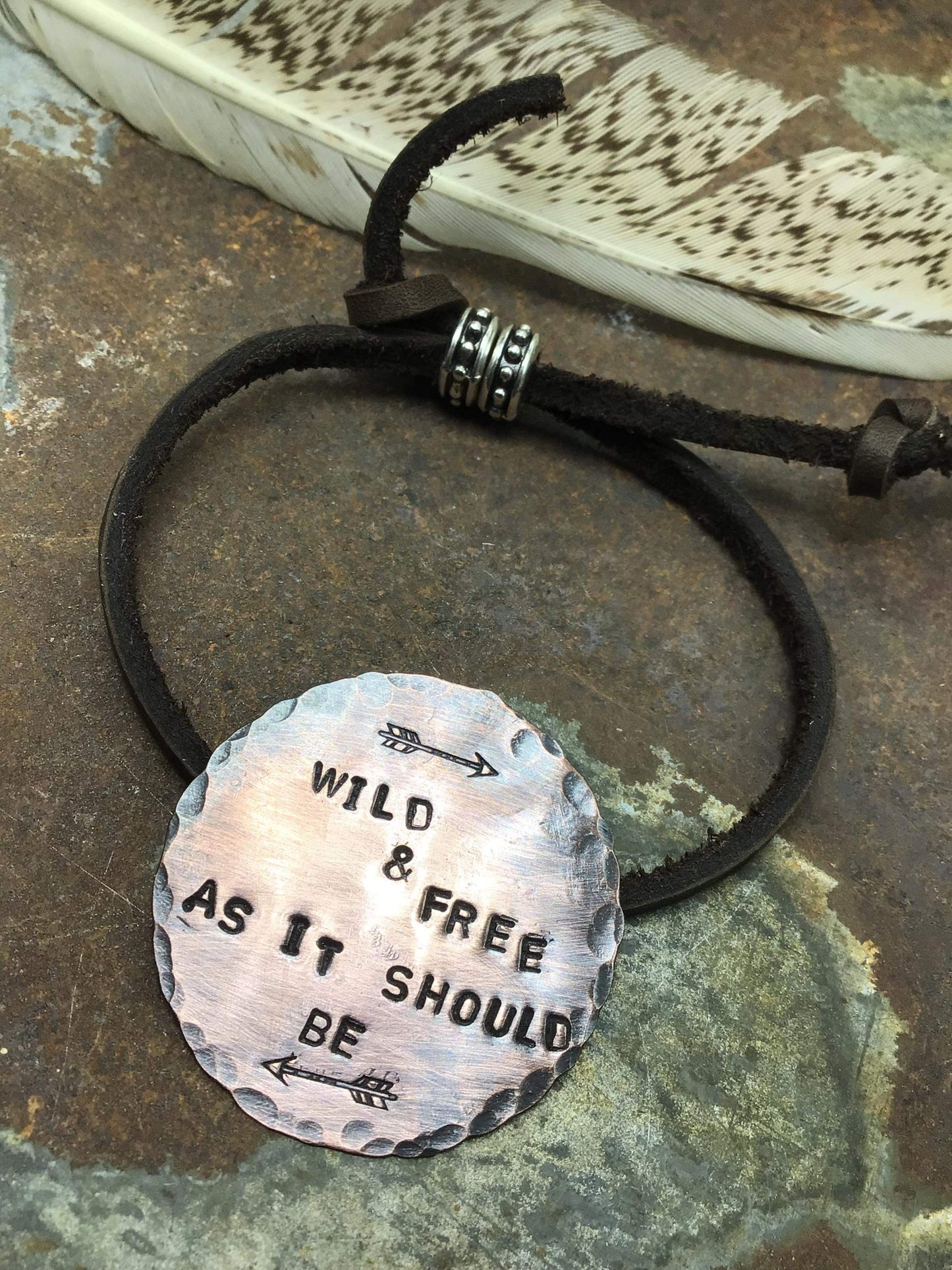 Wild and Free Bracelet - Exclusive Handmade Jewelry for Bourbon Cowgirl