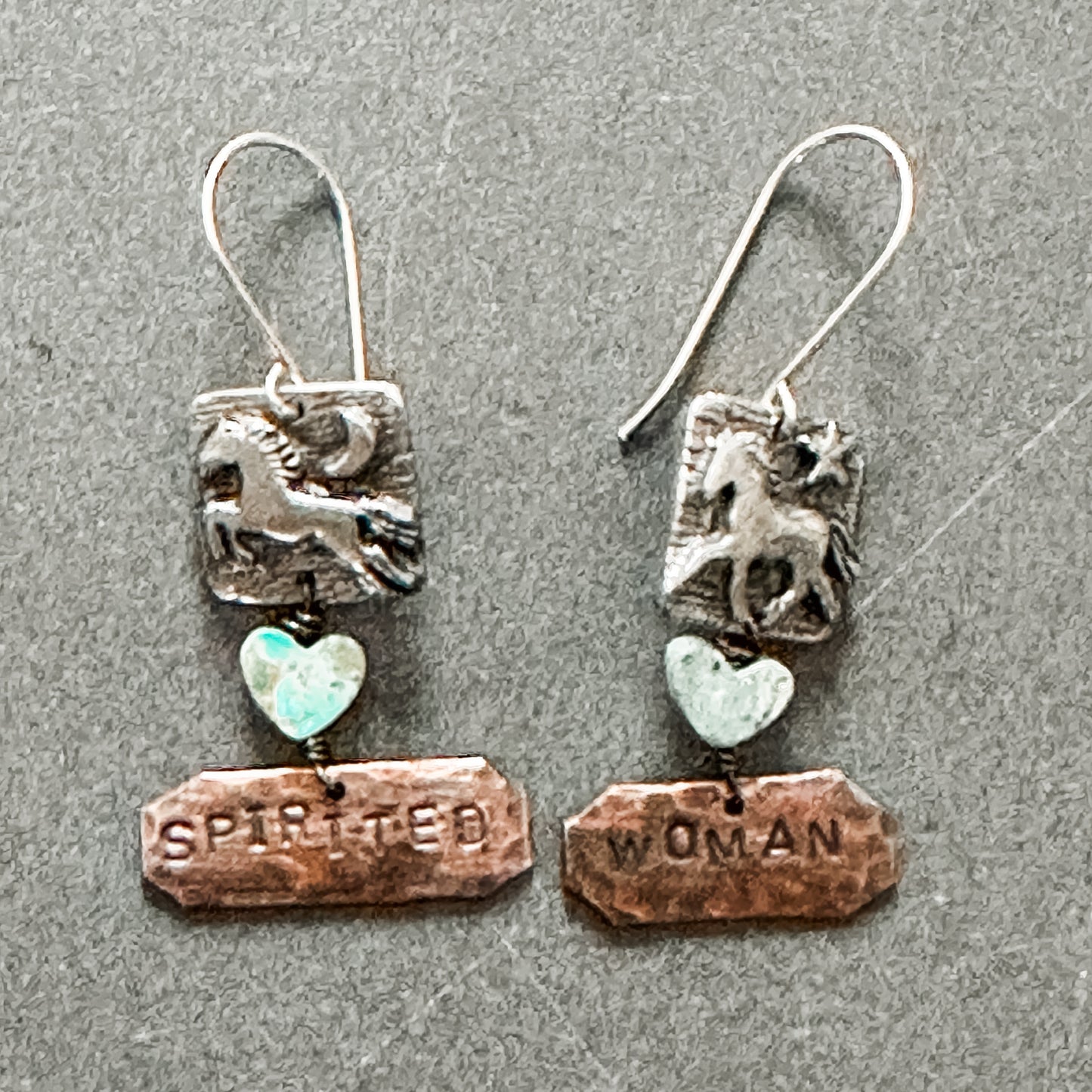 Spirited Woman Earrings- Exclusive Handmade Jewelry for Bourbon Cowgirl
