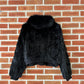 Morris Kaye & Sons Black Rabbit & Fox Fur Jacket - Jess