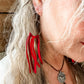 Going Out Hoop Earrings- Exclusive Handmade Jewelry for Bourbon Cowgirl
