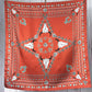 Squash Blossomed Brown Bandana Wild Rag at Bourbon Cowgirl